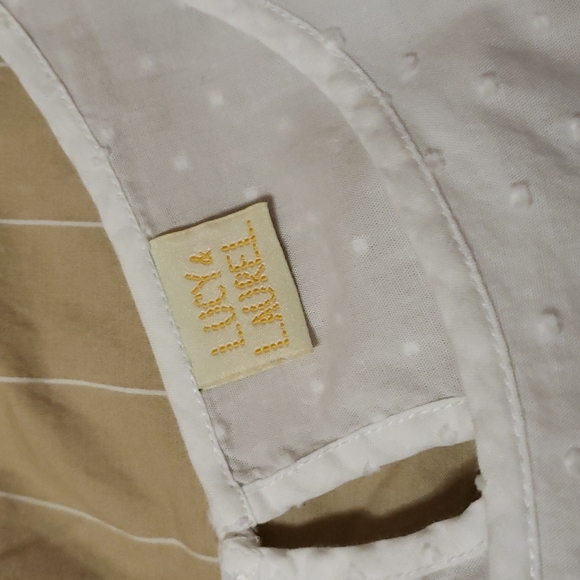 3/$15Lucy & Laurel (Anthropologie) ruffle top S - Picture 5 of 6